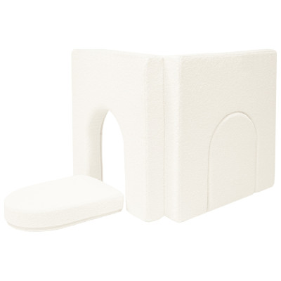 Sofá modular multifuncional para niños de bloques de espuma forma coche Sofá modular multifuncional para niños de bloques de espuma forma coche